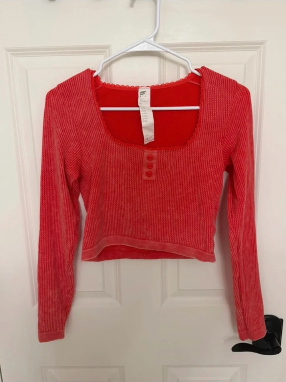 Fabletics Coral Ribbed Knit Set